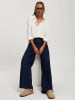 Cross Jeans Spijkerbroek - flared fit - donkerblauw