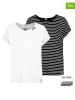 Sublevel 2-delige set: shirts wit/zwart