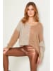 Joséfine Pullover "Josef" in Beige/ Hellbraun