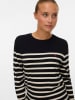 ONLY Pullover in Schwarz/ Creme