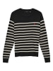 ONLY Pullover in Schwarz/ Creme