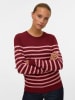 ONLY Pullover in Bordeaux/ Rosa