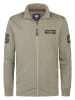 Petrol Sweatjacke in Oliv