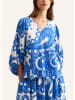 Seidensticker Bluse in Blau/ Weiß