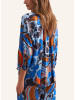 Seidensticker Bluse in Blau/ Camel