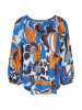 Seidensticker Bluse in Blau/ Camel