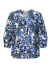 Seidensticker Bluse in Blau/ Schwarz/ Weiß
