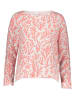 Juvia Sweatshirt in Weiß/ Orange