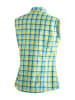 Maier Sports Functionele blouse "Paloma" blauw/geel