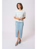 Kaffe Strickshirt in Creme
