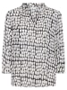 Kaffe Bluse in Schwarz/ Creme