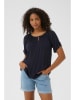 Kaffe Bluse in Dunkelblau