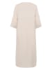Kaffe Lniana sukienka w kolorze beżowym