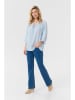 Cream Bluse in Hellblau
