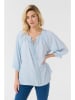 Cream Bluse in Hellblau