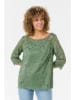 Cream Bluse in Grün