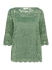 Cream Blouse groen