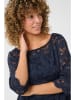 Kaffe Bluse in Dunkelblau