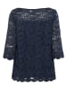 Kaffe Bluse in Dunkelblau