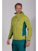 Maul Sport Softshelljacke "Achenkopf 10.0" in Oliv/ Petrol