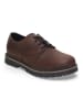 Birkenstock Leren veterschoenen "Highwood" bruin - wijdte S