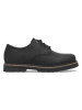 Birkenstock Leder-Schnürschuhe "Highwood" in Schwarz - Weite S