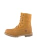Timberland Skórzane botki zimowe "Authentics Teddy" w kolorze jasnobrązowym