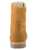 Timberland Skórzane botki zimowe "Authentics Teddy" w kolorze jasnobrązowym
