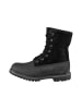Timberland Leren winterlaarzen "Authentics Teddy" zwart/grijs
