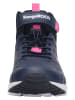 Kangaroos Sneakers "KX-Molbo Mid EV" in Dunkelblau/ Pink