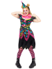 amscan 3tlg. Kostüm ''Funhouse Horror Clown'' in Schwarz/ Bunt