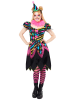 amscan 3tlg. Kostüm ''Funhouse Horror Clown'' in Schwarz/ Bunt