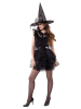 Party x People 2-delig kostuum "Gothic Heks" zwart
