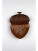 AM Design Decoschaal bruin - (H)17 cm