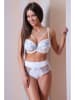 Valea Pełne figi high waist "Fiorella" w kolorze białym