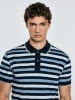 BIG STAR Poloshirt "Seulir" in Hellblau/ Dunkelblau