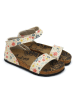 Calceo Sandalen beige/meerkleurig