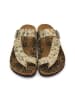 Calceo Teenslippers geel/groen
