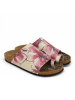 Calceo Zehentrenner in Creme/ Pink