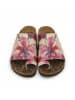 Calceo Zehentrenner in Creme/ Pink