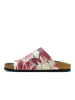 Calceo Zehentrenner in Creme/ Pink