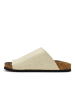 Calceo Zehentrenner in Schwarz/ Creme
