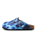 Calceo Clogs in Pink/ Hellblau