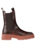 GANT Footwear Skórzane sztyblety w kolorze brązowym