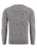 KEY LARGO Pullover "Como" in Grau/ Schwarz