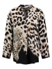 KEY LARGO Bluse "Zoe" in Beige/ Schwarz