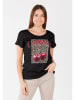 KEY LARGO Shirt "Dessert" in Schwarz