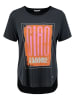 KEY LARGO Shirt "Goodbye" in Schwarz
