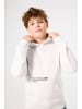 Garcia Hoodie in Weiß/ Grau