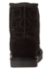 lamino Leder-Boots in Schwarz